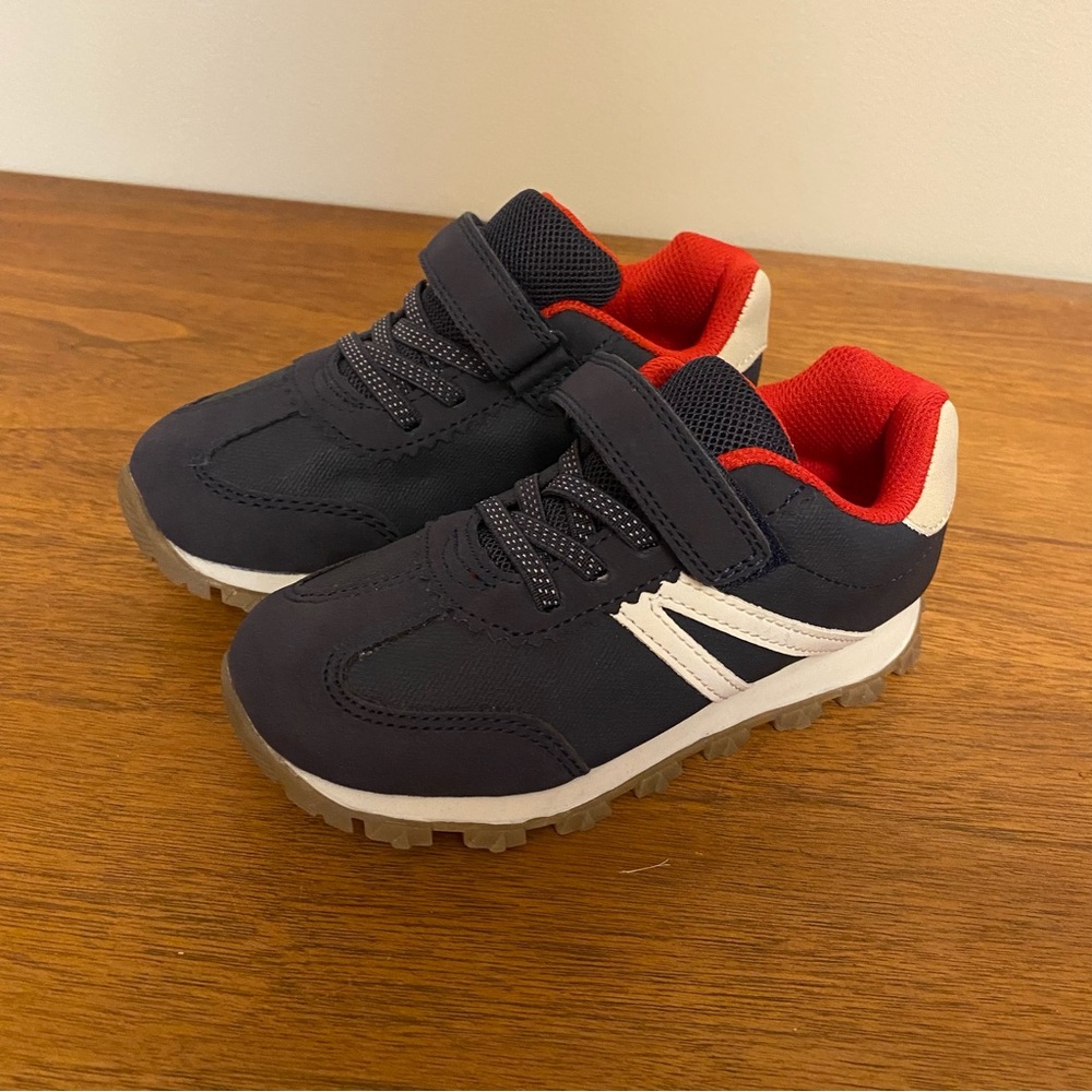 Carter's Navy, Red and White Toddler Sneakers